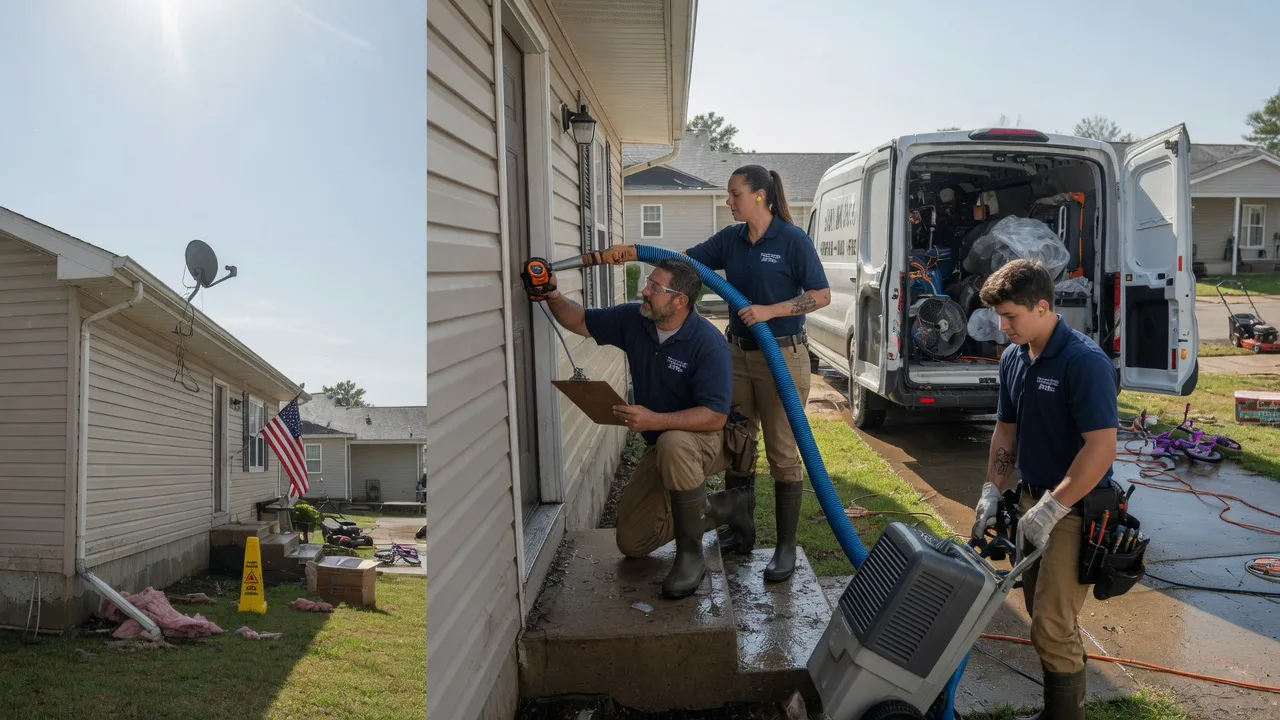 Ceiling Water Damage Restoration in Red Oak, GA near me